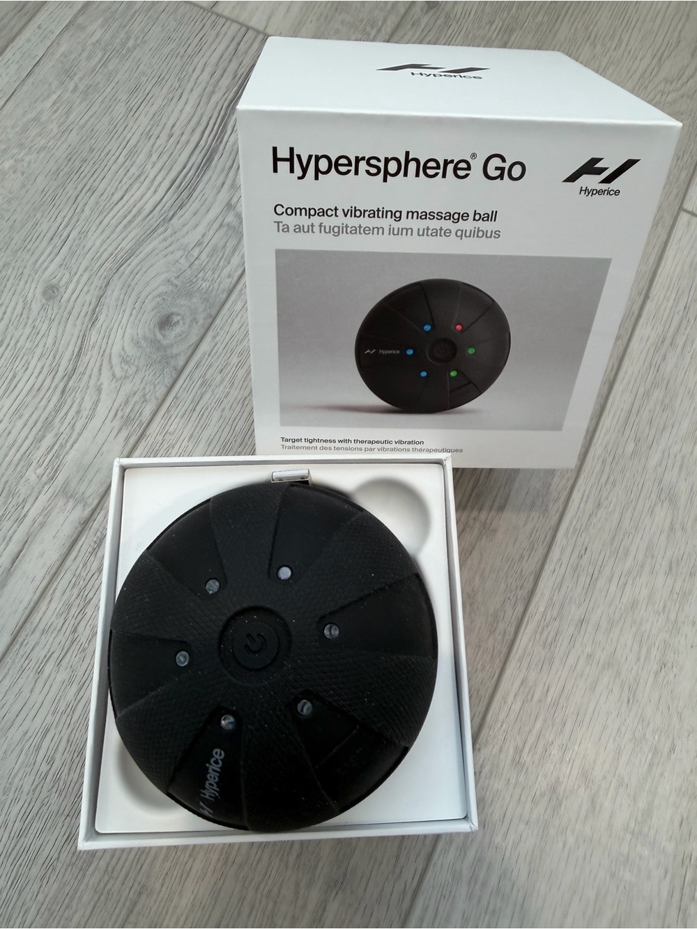 Hypersphere Go Compact Vibrating Massage Ball - Black